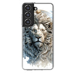 Samsung Galaxy S22 Plus Abstract Lion Sculpture Hybrid Protective Phone Case Cover