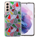 Samsung Galaxy S21 Plus Christmas Trees Holiday Festive Winter By BillyElleCo Double Layer Phone Case Cover