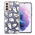 Samsung Galaxy S21 Plus Kawaii Manga Cute Halloween Ghosts Spirits Design Double Layer Phone Case Cover