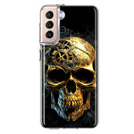 Samsung Galaxy S22 Steampunk Skull Science Fiction Machinery Double Layer Phone Case Cover