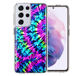 Samsung Galaxy S21 Ultra Hippie Tie Dye Double Layer Phone Case Cover