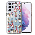 Samsung Galaxy S21 Ultra USA Fourth Of July American Summer Cute Gnomes Patriotic Parade Double Layer Phone Case Cover
