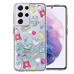 Samsung Galaxy S21 Ultra Valentine's Day Candy Feels like Love Hearts Double Layer Phone Case Cover