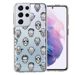 Samsung Galaxy S21 Ultra Halloween Horror Villans Design Double Layer Phone Case Cover