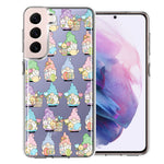 Samsung Galaxy S22 Plus Pastel Easter Cute Gnomes Spring Flowers Eggs Holiday Seasonal Double Layer Phone Case Cover