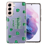 Samsung Galaxy S22 Plus Plant Mama Houseplant Lover Monstera Tropical Leaf Green Design Double Layer Phone Case Cover