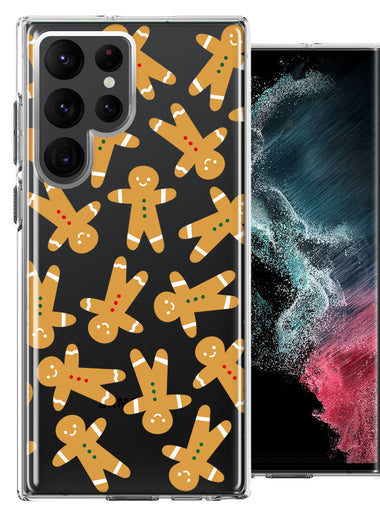 Samsung Galaxy S22 Ultra Christmas Gingerbread Traditional Holiday Cookies By BillyElleCo Double Layer Phone Case Cover