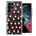 Samsung Galaxy S22 Ultra Cute Red Christmas Holiday Santa Gnomes Design Double Layer Phone Case Cover