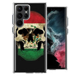 Samsung Galaxy S22 Ultra Mexico Flag Skull Double Layer Phone Case Cover