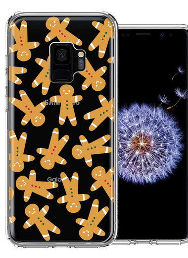 Samsung Galaxy S9 Christmas Gingerbread Traditional Holiday Cookies By BillyElleCo Double Layer Phone Case Cover