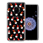 Samsung Galaxy S9 Cute Red Christmas Holiday Santa Gnomes Design Double Layer Phone Case Cover