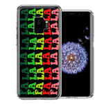 Samsung Galaxy S9 Deck The Halls Christmas Carol Falala Festive Lyric Vintage 70s Letters Double Layer Phone Case Cover