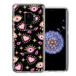 Samsung Galaxy S9 Pink Evil Eye Lucky Love Law Of Attraction Design Double Layer Phone Case Cover