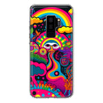 Samsung Galaxy S9 Plus Psychedelic Trippy Hippie Night Walk Hybrid Protective Phone Case Cover