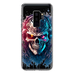 Samsung Galaxy S9 Plus Cyberpunk Machine Headphones Skull Double Layer Phone Case Cover