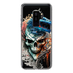 Samsung Galaxy S9 Plus Fantasy Blue Dragon Dream Skull Double Layer Phone Case Cover