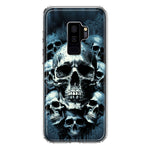 Samsung Galaxy S9 Plus Graveyard Death Dream Skulls Double Layer Phone Case Cover