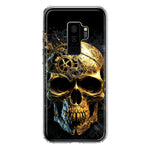 Samsung Galaxy S9 Plus Steampunk Skull Science Fiction Machinery Double Layer Phone Case Cover