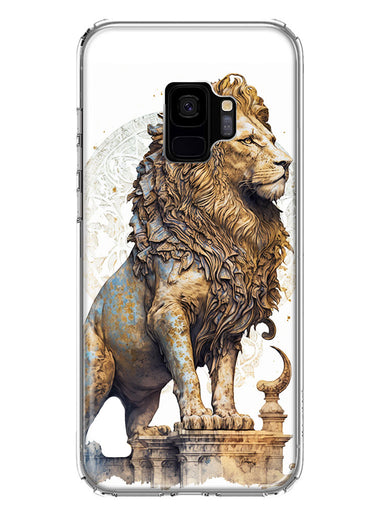 Samsung Galaxy S9 Ancient Lion Sculpture Hybrid Protective Phone Case Cover