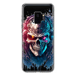 Samsung Galaxy S9 Cyberpunk Machine Headphones Skull Double Layer Phone Case Cover