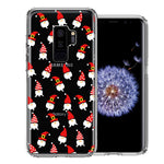 Samsung Galaxy S9 Plus Cute Red Christmas Holiday Santa Gnomes Design Double Layer Phone Case Cover