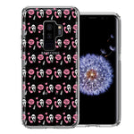 Samsung Galaxy S9 Plus Pink Horror Valentine Character Ghostface Boyfriend Call Me Hearts Double Layer Phone Case Cover