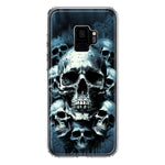 Samsung Galaxy S9 Graveyard Death Dream Skulls Double Layer Phone Case Cover