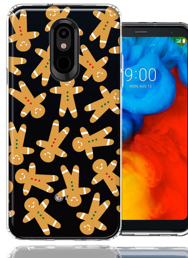 LG Stylo 4 Christmas Gingerbread Traditional Holiday Cookies By BillyElleCo Double Layer Phone Case Cover