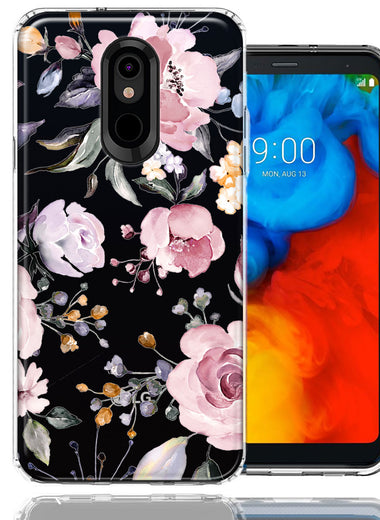 For LG Stylo 5 Soft Pastel Spring Floral Flowers Blush Lavender Phone Case Cover