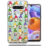 LG K51 Cinco De Mayo Party Cute Gnomes Mexico Tacos Fiesta Double Layer Phone Case Cover