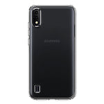 Samsung Galaxy A01 Clear Shockproof Heavy Duty Double Layer Dual Hybrid Protective Phone Case Cover