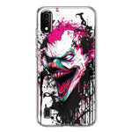 Samsung Galaxy A01 Evil Joker Face Painting Graffiti Hybrid Protective Phone Case Cover