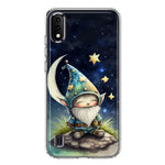 Samsung Galaxy A01 Stars Moon Starry Night Space Gnome Hybrid Protective Phone Case Cover