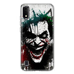 Samsung Galaxy A01 Laughing Joker Painting Graffiti Hybrid Protective Phone Case Cover