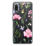 Samsung Galaxy A02 Spring Pastel Wild Flowers Summer Classy Elegant Beautiful Hybrid Protective Phone Case Cover