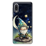 Samsung Galaxy A02 Stars Moon Starry Night Space Gnome Hybrid Protective Phone Case Cover