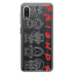 Samsung Galaxy A02 Cute Halloween Spooky Horror Scary Characters Friends Hybrid Protective Phone Case Cover