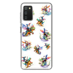 Samsung Galaxy A02S Cute Fairy Cartoon Gnomes Dragons Monsters Hybrid Protective Phone Case Cover