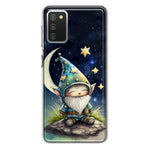 Samsung Galaxy A02S Stars Moon Starry Night Space Gnome Hybrid Protective Phone Case Cover