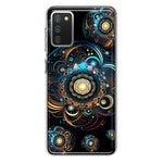 Samsung Galaxy A02S Mandala Geometry Abstract Multiverse Pattern Hybrid Protective Phone Case Cover