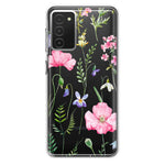 Samsung Galaxy A03S Spring Pastel Wild Flowers Summer Classy Elegant Beautiful Hybrid Protective Phone Case Cover