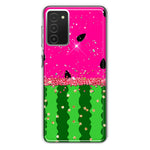 Samsung Galaxy A03S Summer Watermelon Sugar Vacation Tropical Fruit Pink Green Hybrid Protective Phone Case Cover