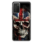 Samsung Galaxy A03S British UK Flag Skull Hybrid Protective Phone Case Cover