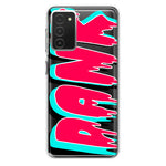 Samsung Galaxy A03S Teal Pink Clear Funny Text Quote Dank Hybrid Protective Phone Case Cover