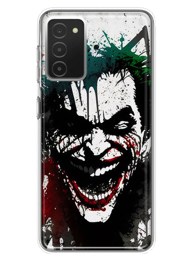 Samsung Galaxy A03S Laughing Joker Painting Graffiti Hybrid Protective Phone Case Cover
