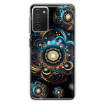 Samsung Galaxy A03S Mandala Geometry Abstract Multiverse Pattern Hybrid Protective Phone Case Cover