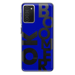 Samsung Galaxy A03S Blue Clear Funny Text Quote Ok Boomer Hybrid Protective Phone Case Cover