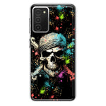 Samsung Galaxy A03S Fantasy Paint Splash Pirate Skull Hybrid Protective Phone Case Cover