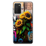 Samsung Galaxy A03S Sunflowers Graffiti Painting Art Hybrid Protective Phone Case Cover