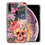 For Samsung Galaxy A11 Indie Spring Peace Skull Feathers Floral Butterfly Flowers Phone Case Cover